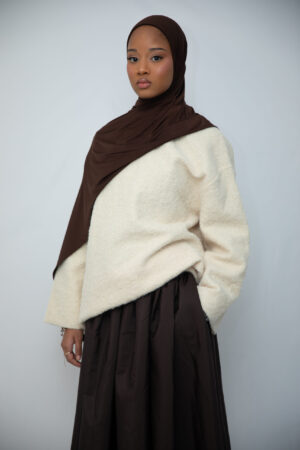 Haut oversize nuage CRÈME